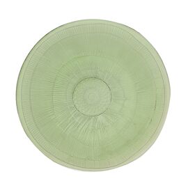 Recycled Glass Dinner Plate Green 28cm