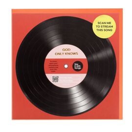 **MULTI 6** Say It With Songs Greeting Card - God Only Knows - The Beach Boys