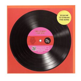 **MULTI 6** Say It With Songs Greeting Card - I Will Always Love You - Whitney Houston