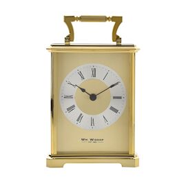 Wm.Widdop Carriage Clock - Gilt