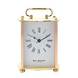 Wm.Widdop Carriage Clock - Gold