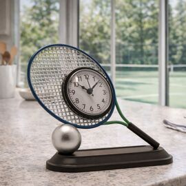 Hometime Metal Mantle Clock - Tennis