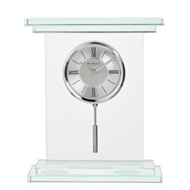 Wm. Widdop Glass Pendulum Clock