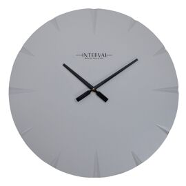 Interval Cement Look Wall Clock - 60cm