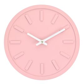 Interval Minimalist Wall Clock 30cm - Pink