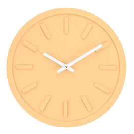 Interval Minimalist Wall Clock 30cm - Yellow