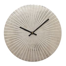 Interval Metal Wall Clock 30cm - Silver
