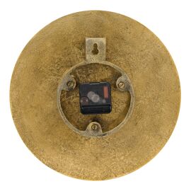 Interval Metal Wall Clock 30cm - Antique Brass