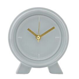 Interval Ceramic Mantle Clock - Ocean Blue