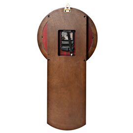 Wm. Widdop Dark Walnut Finish Pendulum Wall Clock