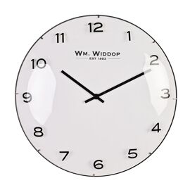 Wm. Widdop Domed Glass Wall Clock