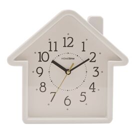 Hometime House Shaped Wall Clock 20.5cm - White