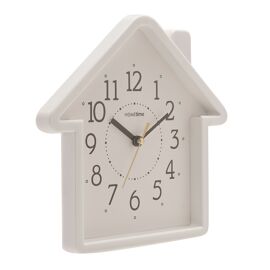 Hometime House Shaped Wall Clock 20.5cm - White