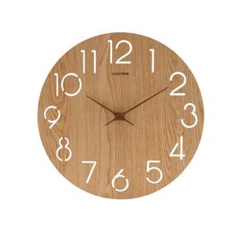Hometime Wooden Wall Clock 30cm