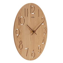 Hometime Wooden Wall Clock 50cm