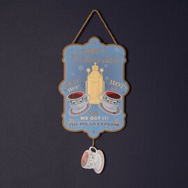 Warner Bros Polar Express Hot Chocolate Hanging Plaque