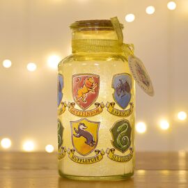**MULTI 4** Harry Potter Charms Light Up Jar - House Crests