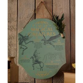 Warner Bros Harry Potter Herbology Plaque - Magical Creatures