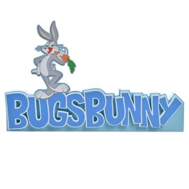 Warner Bros Looney Tunes Bugs Bunny MDF Mantel Plaque - 28 x 14cm