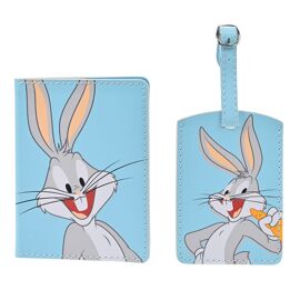 Warner Bros Looney Tunes Bugs Bunny Passport & Luggage Tag