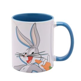 Warner Bros Looney Tunes Bugs Bunny Light Blue Inside Mug - 11oz