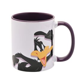 Warner Bros Looney Tunes Daffy Duck Purple Inside Mug - 11oz