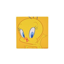 Warner Bros Looney Tunes Tweety Pie Quadratischer Untersetzer aus Keramik mit Kork-Finish