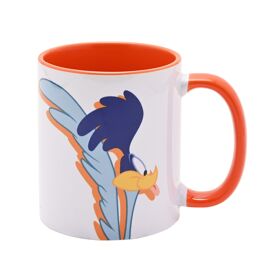 Warner Bros Looney Tunes Road Runner Orange Inside Mug - 11oz