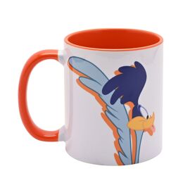 Warner Bros Looney Tunes Road Runner Orange Inside Mug - 11oz