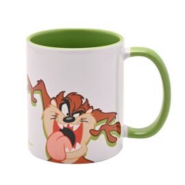 Warner Bros Looney Tunes Tasmanian Devil Green Inside Mug - 11oz
