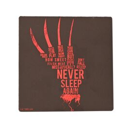 Warner Bros Nightmare on Elm Street Square Coaster - Freddy Claw