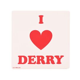 Warner Bros IT Coaster - I Heart Derry