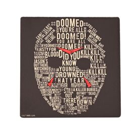 Warner Bros Friday 13th Square Coaster - Jason Mask