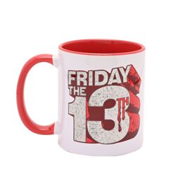 Warner Bros Friday 13th Mug Red Inside 11oz - Logo