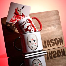 Warner Bros Friday 13th Black Mug 14oz - Jason Mask