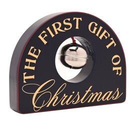 Warner Bros Polar Express First Gift of Christmas Bell Plaque