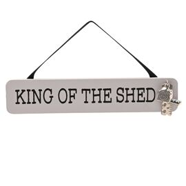 **MULTI 6** Well Crafted Plaque - King of the Shed