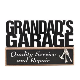 **MULTI 3** Well Crafted Plaque - Grandad's Garage