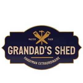 **MULTI 6** Well Crafted Tin Sign - Grandad's Shed