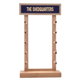 Well Crafted Wooden Spirit Level Plaques on Stand - 6 Designs