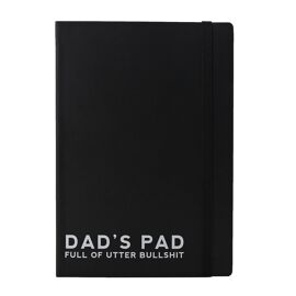 Faux Leather Notebook - Dad's Pad Full of Utter Bulls***