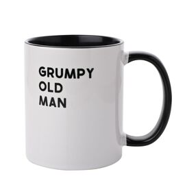 Mug Black Inside 11oz - Grumpy Old Man