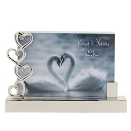 Silverplated Frame 4" x 6" Hearts