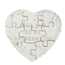 Love Story 8 pc Jigsaw - Will You Be My Bridesmaid