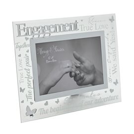 Always & Forever 3D Word Frame 6" x 4" - Engagement