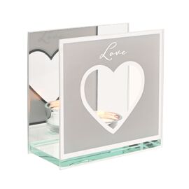 Amore Mirror Border Tea Light Holder "Love"
