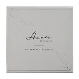 Amore Silverplated Horse Shoe with Engraving Plate