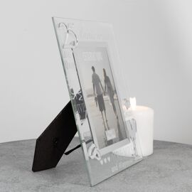 Mirror 3D Words  Anniversary Frame 4" x 6" - 25