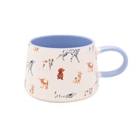 The Wildlife by Ling Designs Ceramic Mug with Dog Pattern