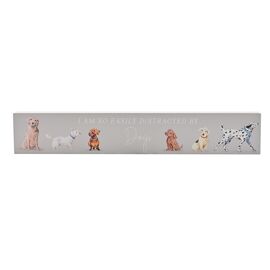 **MULTI 3** The Wildlife by Ling Designs Plaque "I Am So Easily Distracted By Dogs"